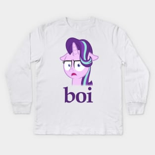 Starlight Glimmer boi Kids Long Sleeve T-Shirt